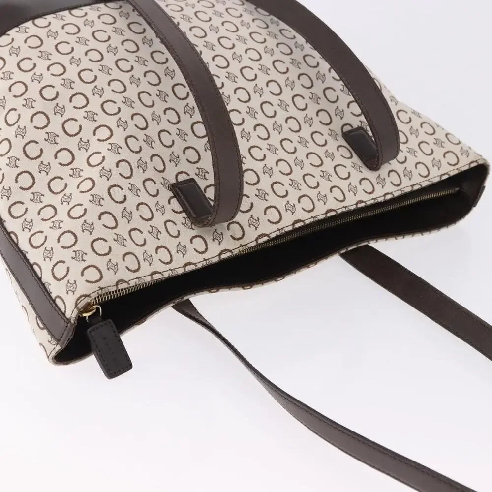 Celine C Macadam Tote White